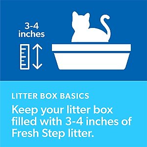 Fresh Step Febreze Freshness Gain Scented Clumping Clay Cat Litter, 25-lb box