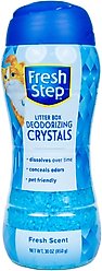 Fresh Step Products Fresh Scent Cat Litter Box Deodorizing Crystals, 30-oz bottle