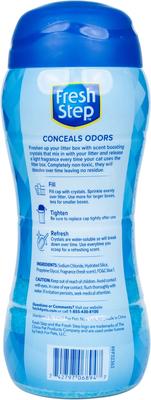 Show full view: Fresh Step Products Fresh Scent Cat Litter Box Deodorizing Crystals, 30-oz bottle slide 3 of 5