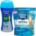 Bundle: Fresh Step Fresh Scent Cat Litter Deodorizing Crystals, 15-oz bottle & Fresh Steps Fresh Scente...