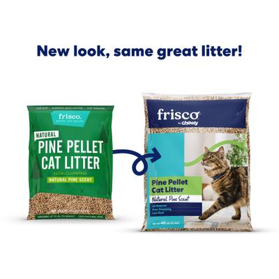 Show full view: Fresh Step Fresh Scent Cat Litter Deodorizing Crystals, 15-oz bottle & Frisco Pine Pellet Unscented Non-Clumping Wood Cat Litter, 40-lb bag slide 7 of 8