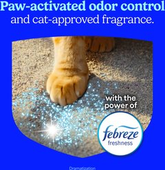 Fresh Step Heavy Duty Febreze Freshness Odor Control Multi-Cat Clumping Cat Litter, 9.5-lb bag, 4 count slide 2 of 9