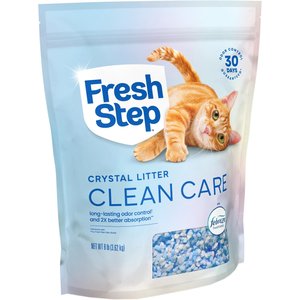 Fresh Step Lightweight with Odor Control & Low Dust Formula Crystals Cat Litter, 8-lb bag
