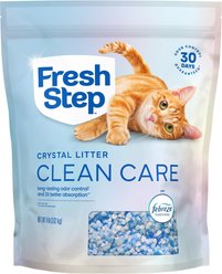 Fresh Step Lightweight with Odor Control & Low Dust Formula Crystals Cat Litter, 8-lb bag