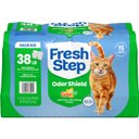 Fresh Step Odor Shield Febreze Freshness Gain Original Scented Multi-Cat Clumping Clay Cat Litter, 9.5-lb bag, 4 count