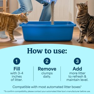 Fresh Step Odor Shield Febreze Freshness Multi Cat Clumping Litter, 9.5-lb bag, 4 count
