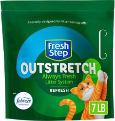 Fresh Step Outstretch Always Fresh Litter System, Refill 7-lb pouch