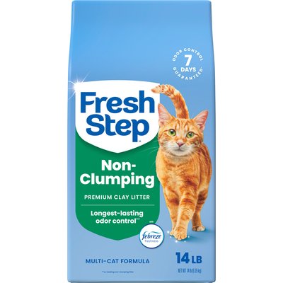 Fresh Step Fresh Step Premium Febreze Freshness Scented Multi-Cat Non-Clumping Clay Cat Litter, 14-lb