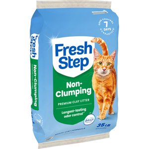 Fresh Step Premium Febreze Freshness Scented Multi-Cat Non-Clumping Clay Cat Litter, 35-lb bag