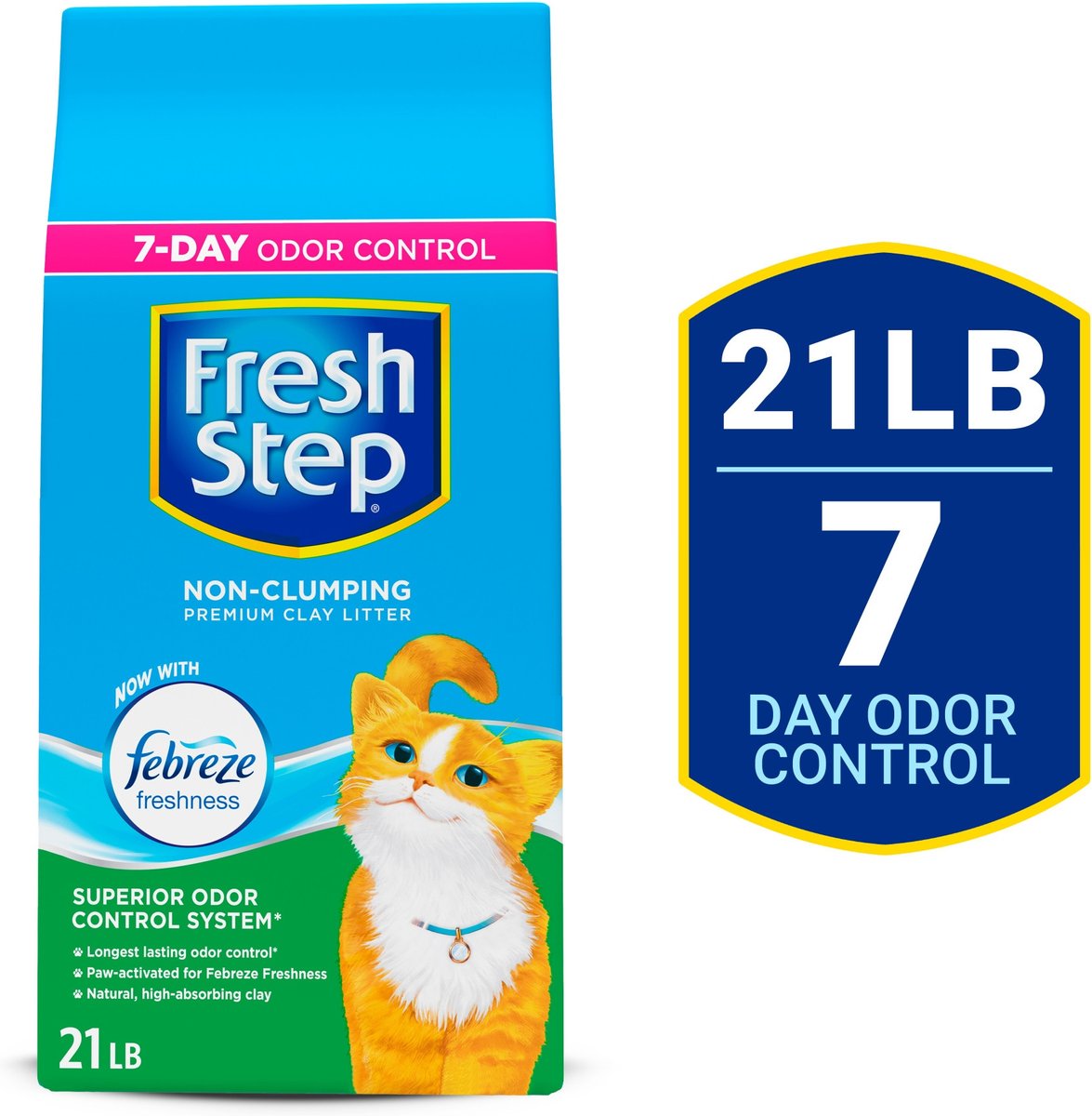 Clumping Cat No Stick Cat Litter FRESH STEP Premium Scented Non