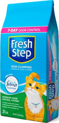 Show full view: Fresh Step Premium Scented Non-Clumping Cat Litter, 21-lb slide 6 of 13