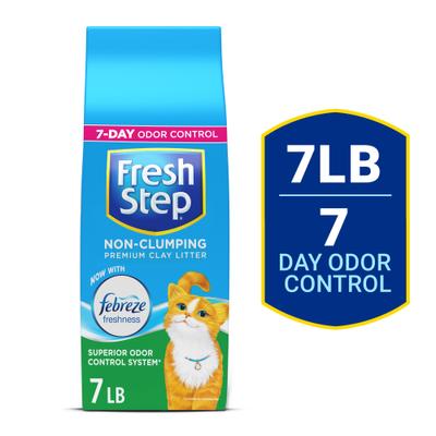 Show full view: Fresh Step Premium Scented Non-Clumping Cat Litter, 7-lb bag slide 1 of 13
