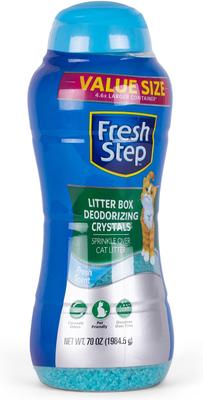 Show full view: Fresh Step Products Fresh Scent Cat Litter Deodorizing Crystals, 70-fl oz tube slide 3 of 6