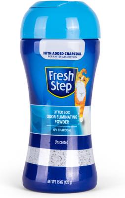 Show full view: Fresh Step Products Litter Box Charcoal Odor Eliminating Powder Cat Stain Remover, 15-fl oz bottle slide 1 of 7