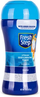 Show full view: Fresh Step Products Litter Box Charcoal Odor Eliminating Powder Cat Stain Remover, 15-fl oz bottle slide 3 of 7