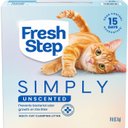 Fresh Step Simply Unscented Multi-Cat Clumping Cat Litter, 14-lb box