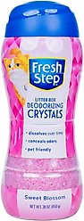 Fresh Step Products Sweet Blossom Scent Cat Litter Box Deodorizing Crystals, 30-oz bottle