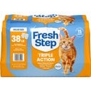 Fresh Step Triple Action Febreze Freshness Scented Multi-Cat Clumping Clay Cat Litter, 9.5-lb bag, 4 count