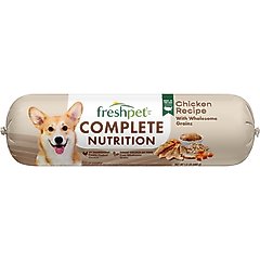 Freshpet Complete Nutrition Chicken Recipe Fresh Dog Food, 1.5-lb roll, case of 8