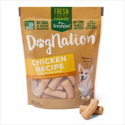 FRESHPET Dognation Chicken Recipe Fresh Dog Treats,