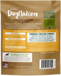 Freshpet Dognation Chicken Recipe Fresh Dog Treats, 6.4-oz bag, case of 6 slide 2 of 3