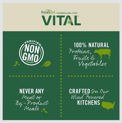 Show full view: Freshpet Dognation Turkey Bacon Grain-Free Fresh Dog Treats, 3-oz bag, case of 6 slide 4 of 7