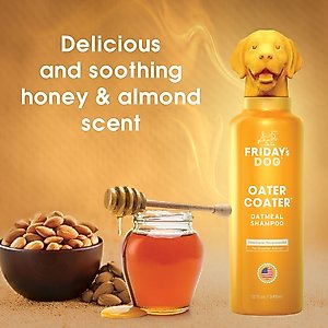 Friday's Dog Moisturizing Oater Coater Oatmeal Dog & Puppy Shampoo, 12-oz bottle