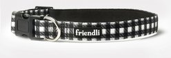 Friendli Neoprene Dog Collar, Checkered, Large/X-Large: 16 to 18-in neck, 1-in wide