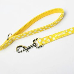 Friendli Neoprene Padded Dog Leash, 5-ft long, 13/16-in wide, Yellow slide 2 of 3