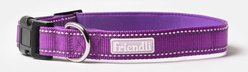 Friendli Nylon Dog Collar, Grape, Large/X-Large: 16 to 18-in neck, 1-in wide