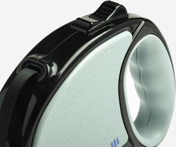 Friendli Retractable Dog Leash, Snow Gray, Large: 20-ft long, 1/2-in wide slide 2 of 4