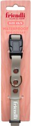 Friendli Waterproof Dog Collar, Snow Gray, X-Small/Small: 10 to 14-in neck, 1/2-in wide slide 1 of 2