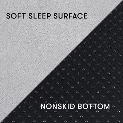 Show full view: Friends Forever Harper Orthopedic Couch Bolster Sofa with Removable Cover Cat & Dog Bed, Grey, Large slide 6 of 9