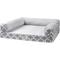 Show in main carousel: Friends Forever Harper Orthopedic Couch Bolster Sofa with Removable Cover Cat & Dog Bed, Grey, Medium slide 2 of 9
