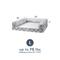 Show in main carousel: Friends Forever Harper Orthopedic Couch Bolster Sofa with Removable Cover Cat & Dog Bed, Grey, Medium slide 7 of 9