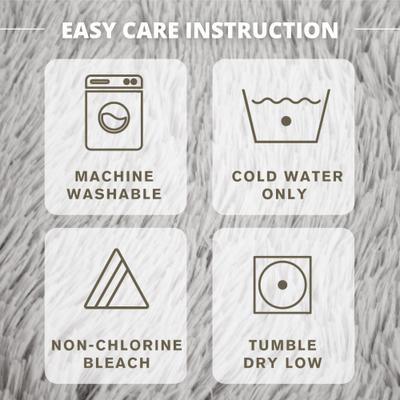 Show full view: Friends Forever Luna Donut Faux Fur Cozy Cave Covered Dog Bed with Hooded Blanket, Grey slide 8 of 10