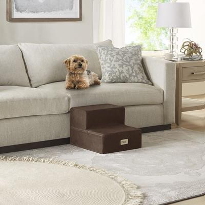 Show full view: Friends Forever Milo 2-Step Non-Slip Small Dog & Cat Stairs, Cocoa slide 6 of 9