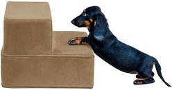 Friends Forever Milo 2-Step Non-Slip Small Dog & Cat Stairs, Khaki slide 2 of 8