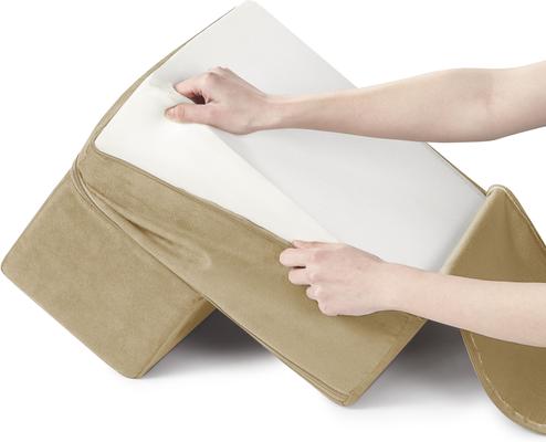 Show full view: Friends Forever Milo 2-Step Non-Slip Small Dog & Cat Stairs, Khaki slide 3 of 9