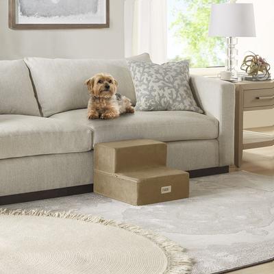 Show full view: Friends Forever Milo 2-Step Non-Slip Small Dog & Cat Stairs, Khaki slide 6 of 9