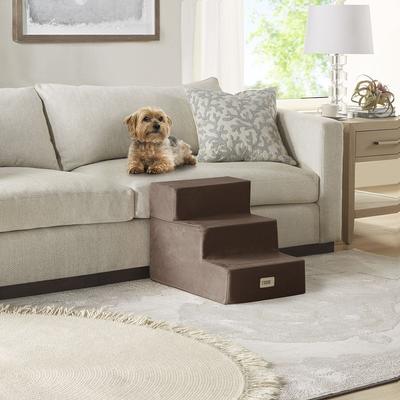 Show full view: Friends Forever Milo 3-Step Non-Slip Small Dog & Cat Stairs, Cocoa slide 6 of 9
