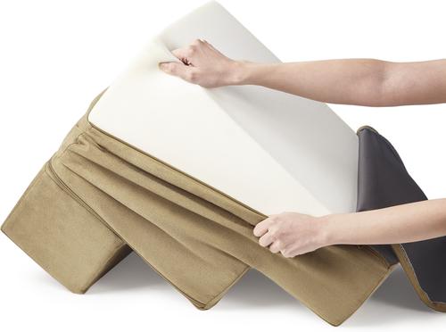 Show full view: Friends Forever Milo 3-Step Non-Slip Small Dog & Cat Stairs, Khaki slide 3 of 9