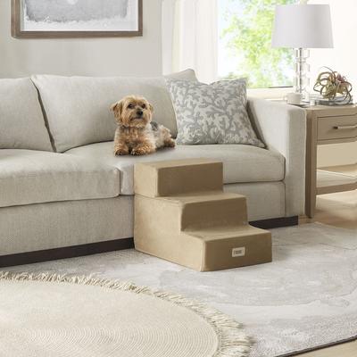 Show full view: Friends Forever Milo 3-Step Non-Slip Small Dog & Cat Stairs, Khaki slide 6 of 9