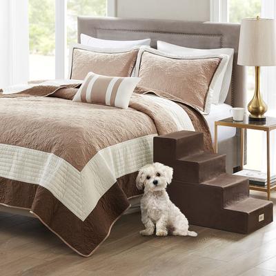 Show full view: Friends Forever Milo 4-Step Non-Slip Small Dog & Cat Stairs, Cocoa slide 6 of 8