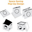 Show in main carousel: Friends Forever Taylor Collapsible Cube Cat House & Ottoman, Grey slide 9 of 10