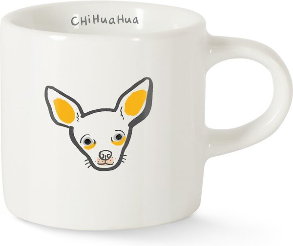 Fringe Studio "BFF Chihuahua" Mini Ceramic Mug, 2-oz