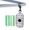 Show in main carousel: Fringe Studio Painted Gingham Cotton Dog Leash & Waste Bag Holder Bundle, 4-ft long, 0.78-in wide slide 2 of 2