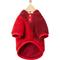 Show in main carousel: Frisco 2-Tone Colorblock Fleece Dog & Cat Hoodie, Burgundy, X-Large slide 4 of 9
