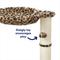 Show in main carousel: Frisco 20-in Faux Fur Cat Tree, Cheetah slide 3 of 8
