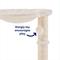 Show in main carousel: Frisco 20-in Faux Fur Cat Tree, Ivory slide 3 of 8